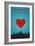 I Love You Salt Lake City, Utah-Lantern Press-Framed Art Print