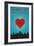 I Love You Salt Lake City, Utah-Lantern Press-Framed Art Print