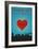 I Love You San Diego, California-Lantern Press-Framed Art Print