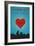 I Love You San Jose, California-Lantern Press-Framed Art Print