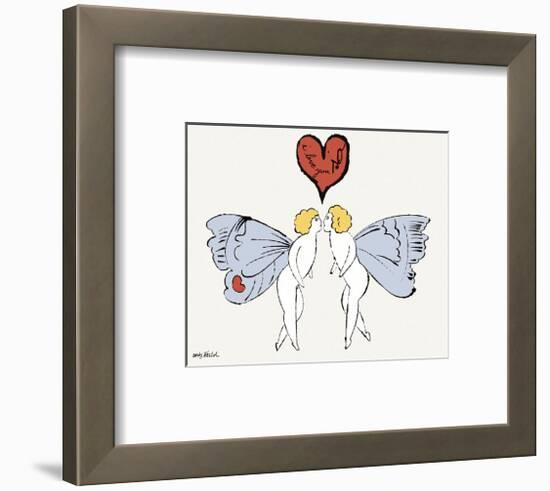 I Love You So, c. 1958 (angel)-Andy Warhol-Framed Art Print