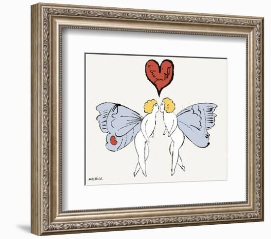 I Love You So, c. 1958 (angel)-Andy Warhol-Framed Art Print