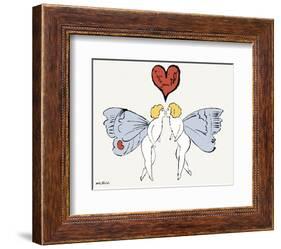 I Love You So, c. 1958 (angel)-Andy Warhol-Framed Art Print