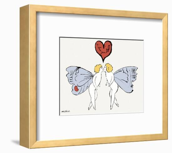 I Love You So, c. 1958 (angel)-Andy Warhol-Framed Art Print