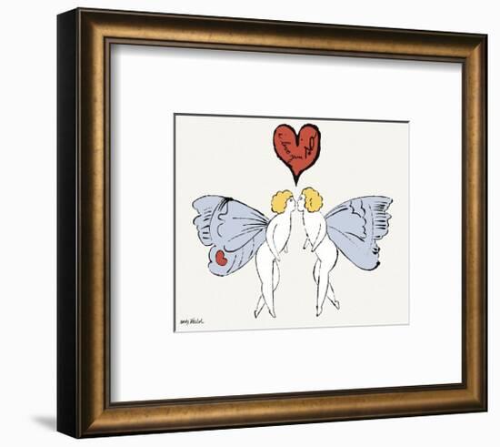 I Love You So, c. 1958 (angel)-Andy Warhol-Framed Art Print