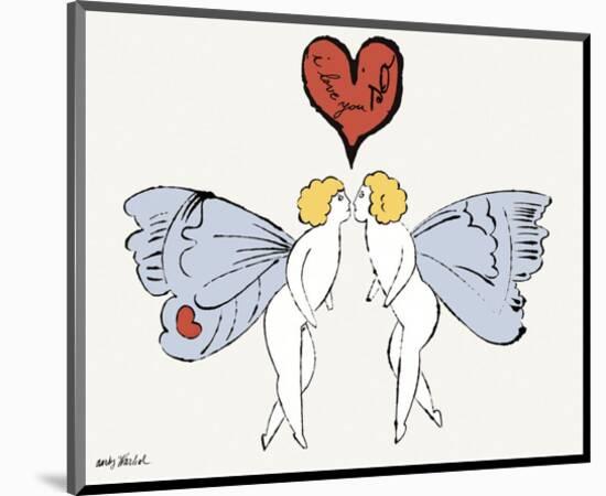 I Love You So, c. 1958 (angel)-Andy Warhol-Mounted Art Print