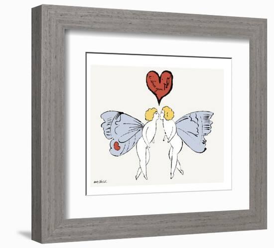 I Love You So, c. 1958 (angel)-Andy Warhol-Framed Giclee Print