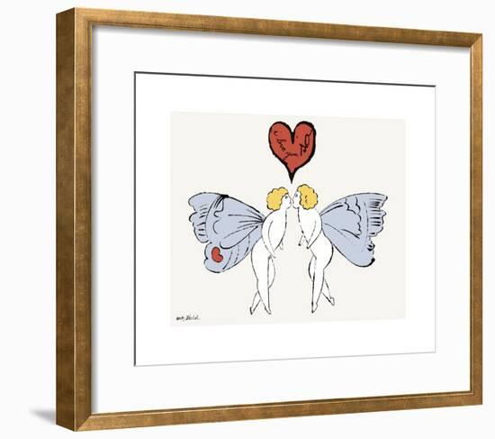 I Love You So, c. 1958 (angel)-Andy Warhol-Framed Giclee Print