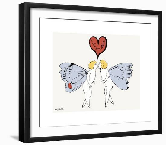 I Love You So, c. 1958 (angel)-Andy Warhol-Framed Giclee Print