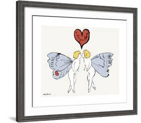 I Love You So, c. 1958 (angel)-Andy Warhol-Framed Giclee Print