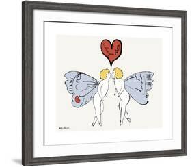 I Love You So, c. 1958 (angel)-Andy Warhol-Framed Giclee Print