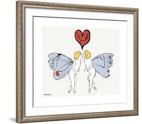I Love You So, c. 1958 (angel)-Andy Warhol-Framed Giclee Print