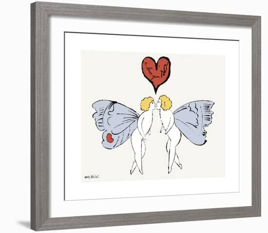 I Love You So, c. 1958 (angel)-Andy Warhol-Framed Giclee Print