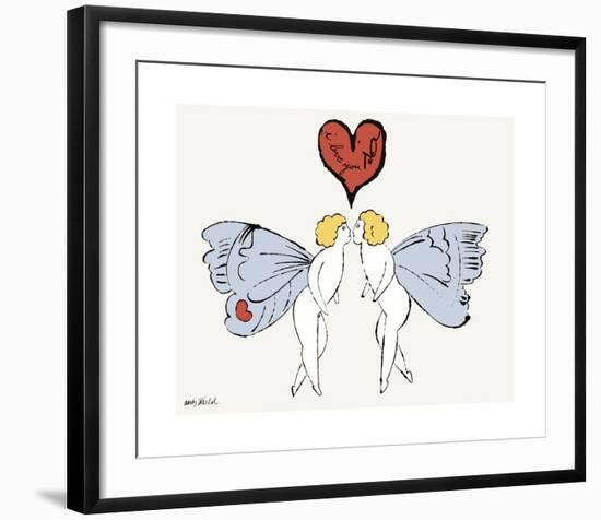 I Love You So, c. 1958 (angel)-Andy Warhol-Framed Giclee Print