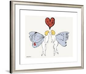 I Love You So, c. 1958 (angel)-Andy Warhol-Framed Giclee Print