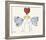 I Love You So, c. 1958 (angel)-Andy Warhol-Framed Art Print