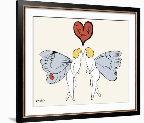 I Love You So, c. 1958 (angel)-Andy Warhol-Framed Art Print