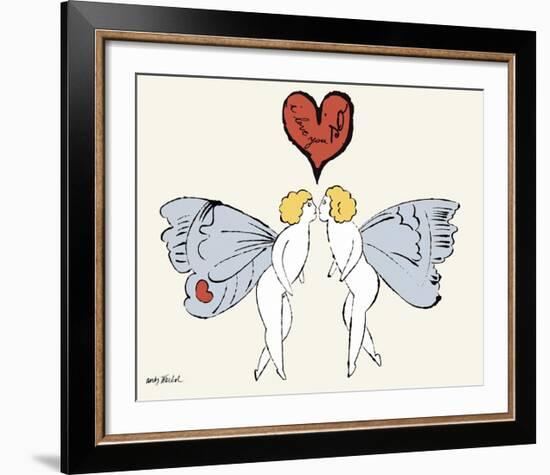 I Love You So, c. 1958 (angel)-Andy Warhol-Framed Art Print