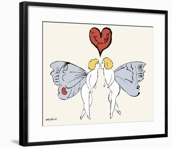 I Love You So, c. 1958 (angel)-Andy Warhol-Framed Art Print