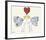 I Love You So, c. 1958 (angel)-Andy Warhol-Framed Art Print