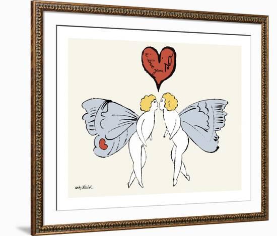 I Love You So, c. 1958 (angel)-Andy Warhol-Framed Giclee Print