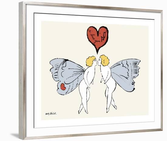 I Love You So, c. 1958 (angel)-Andy Warhol-Framed Giclee Print