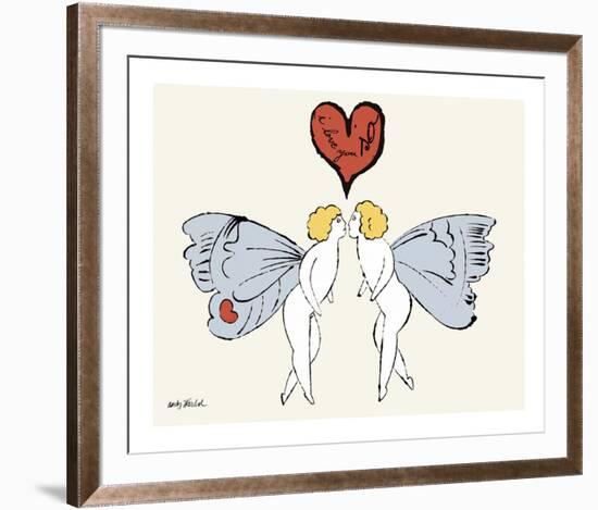 I Love You So, c. 1958 (angel)-Andy Warhol-Framed Giclee Print