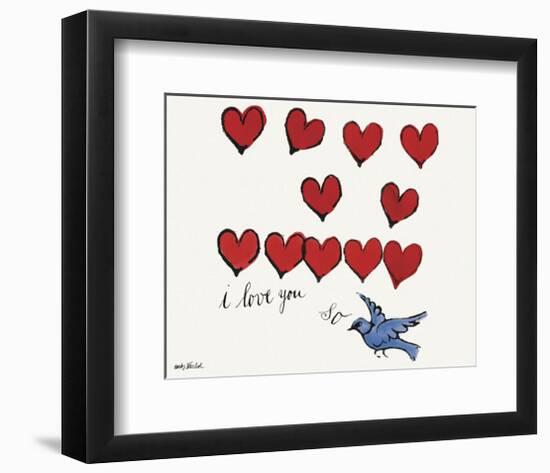 I Love You So, c. 1958-Andy Warhol-Framed Art Print