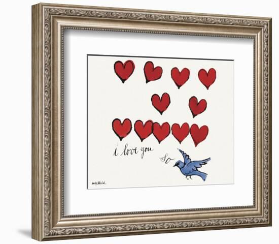 I Love You So, c. 1958-Andy Warhol-Framed Art Print