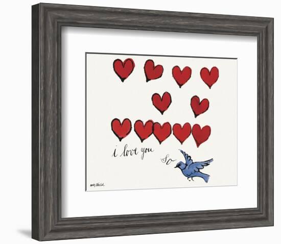 I Love You So, c. 1958-Andy Warhol-Framed Art Print