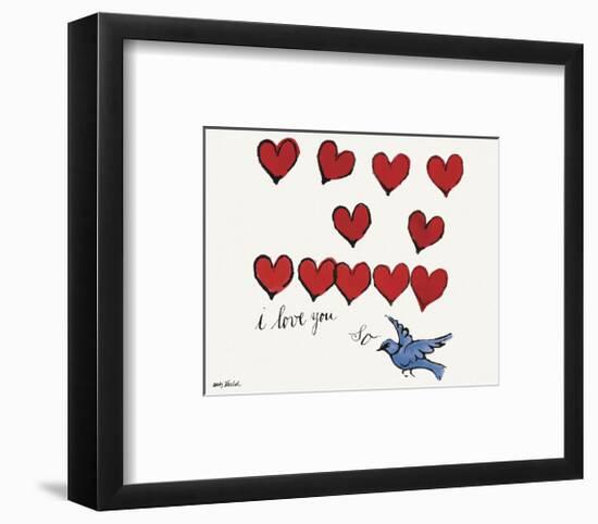 I Love You So, c. 1958-Andy Warhol-Framed Art Print