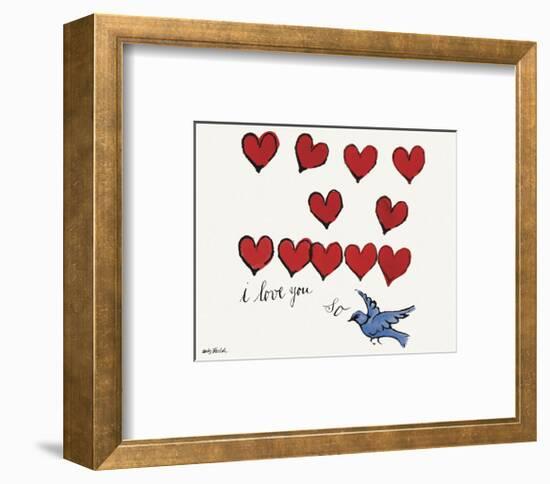 I Love You So, c. 1958-Andy Warhol-Framed Art Print