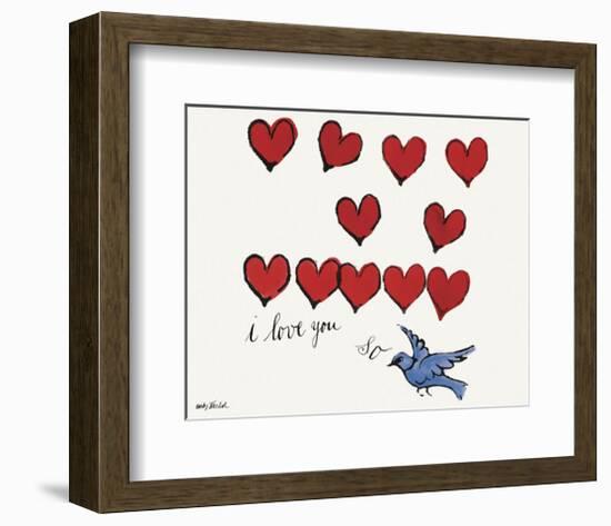 I Love You So, c. 1958-Andy Warhol-Framed Art Print