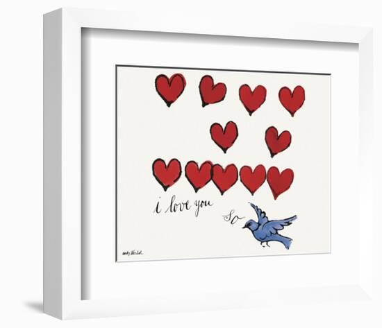 I Love You So, c. 1958-Andy Warhol-Framed Art Print