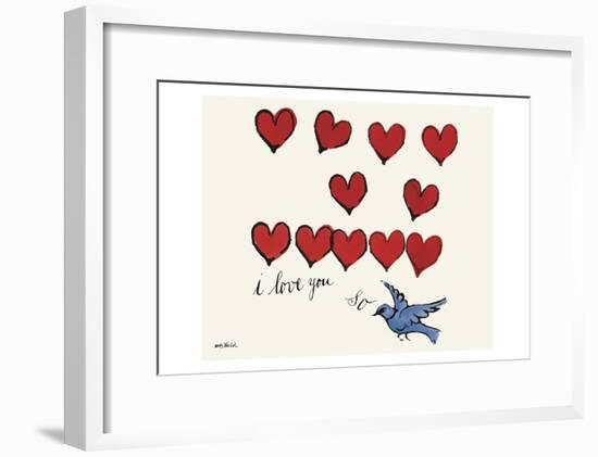 I Love You So, c. 1958-Andy Warhol-Framed Art Print