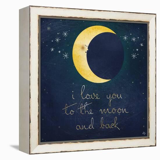 I Love You to the Moon 1-Kimberly Glover-Framed Premier Image Canvas