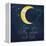 I Love You to the Moon 1-Kimberly Glover-Framed Premier Image Canvas