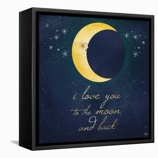 I Love You to the Moon 2-Kimberly Glover-Framed Premier Image Canvas