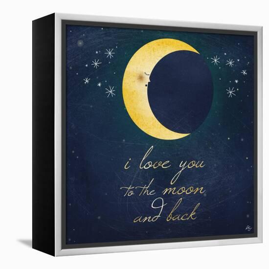 I Love You to the Moon 2-Kimberly Glover-Framed Premier Image Canvas