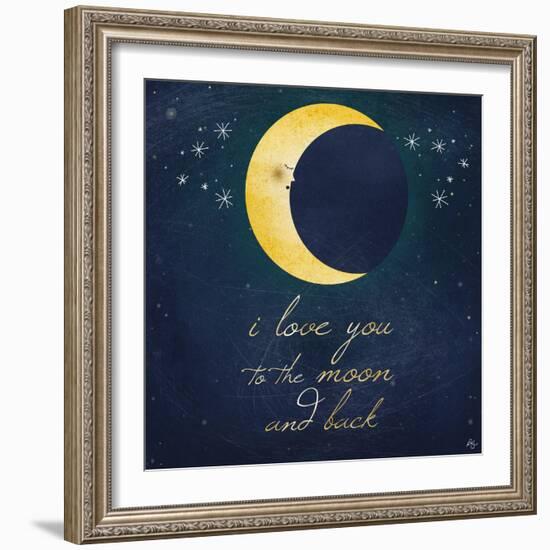 I Love You to the Moon 2-Kimberly Glover-Framed Giclee Print