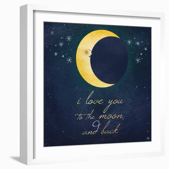 I Love You to the Moon 2-Kimberly Glover-Framed Giclee Print