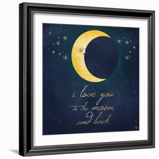 I Love You to the Moon 2-Kimberly Glover-Framed Giclee Print