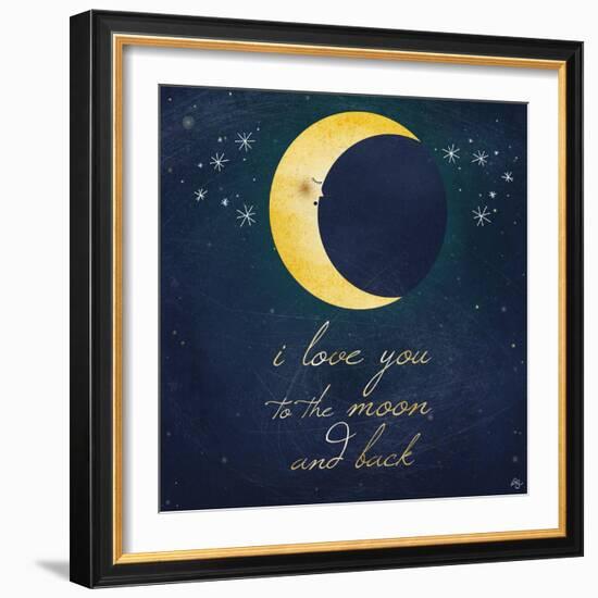 I Love You to the Moon 2-Kimberly Glover-Framed Giclee Print