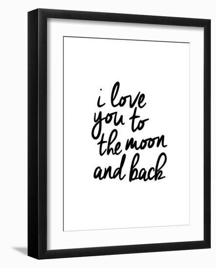 I Love You To The Moon And Back-Brett Wilson-Framed Art Print