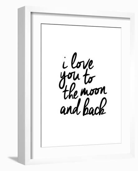 I Love You To The Moon And Back-Brett Wilson-Framed Art Print