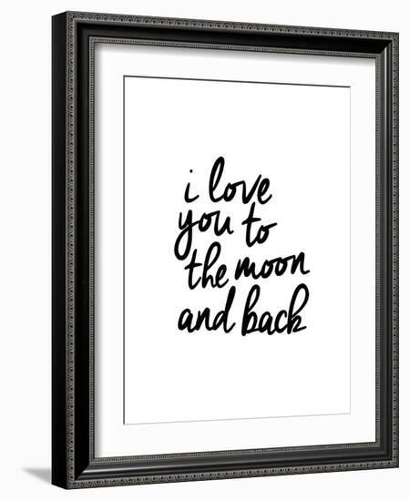 I Love You To The Moon And Back-Brett Wilson-Framed Art Print