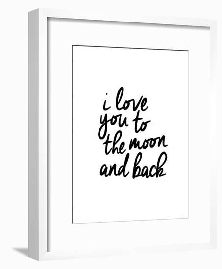 I Love You To The Moon And Back-Brett Wilson-Framed Art Print