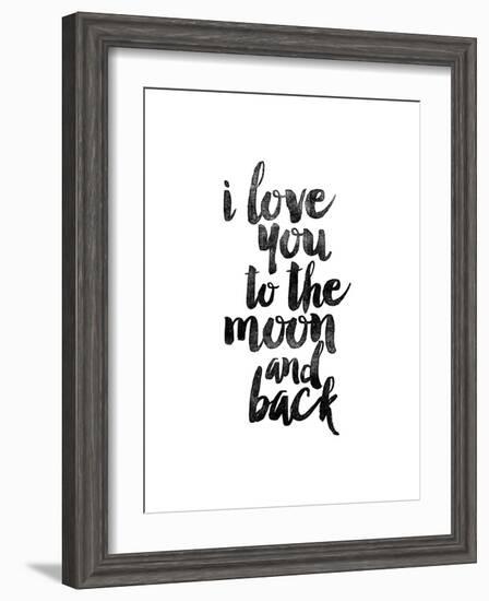 I Love You to the Moon and Back-Brett Wilson-Framed Art Print