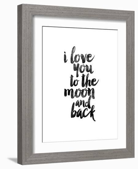 I Love You to the Moon and Back-Brett Wilson-Framed Art Print