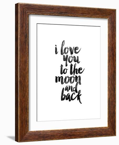 I Love You to the Moon and Back-Brett Wilson-Framed Art Print